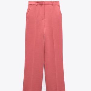 Zara MENSWEAR STYLE WIDE LEG PANTS
